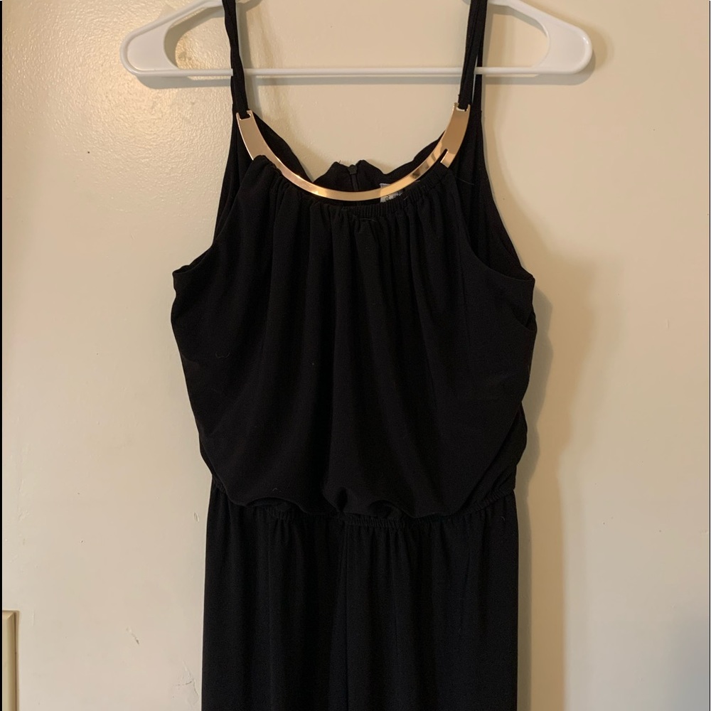 Black pants jumpsuit